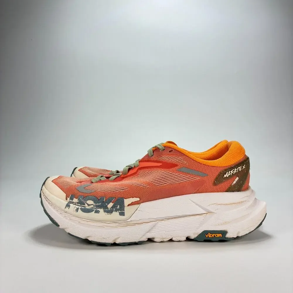 Hoka Mafate X Feldspar Mountain Fog Trail Shoes 1162010 FPR Women's Size 8.5
